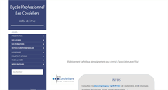 Desktop Screenshot of lescordeliers-cluses.fr